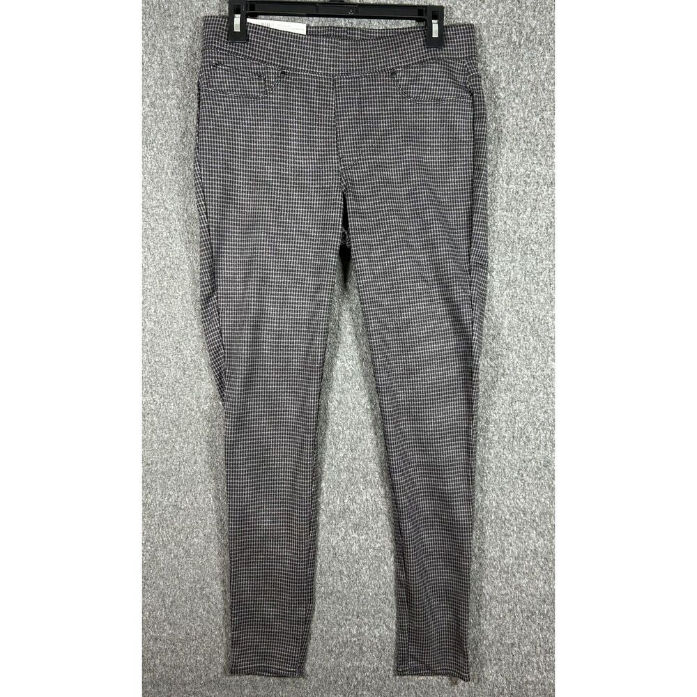 NWT Seven7 Pull-On Ponte Legging Pants — Charcoal Plaid, Size M